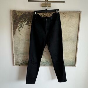 Joe’s Charlie Black Denim Skinny Ankle Jeans